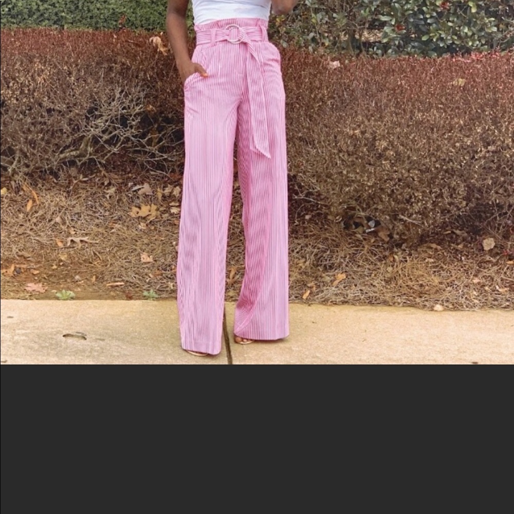 lovely Striped wide leg New York& Company pants